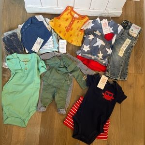 They are different sizes. They are all New